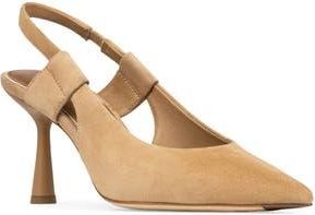 Donald J Pliner Pointed Toe Slingback Pump in Camel at Nordstrom Rack, Size 9.5