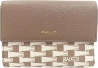 Bally Pre-owned Portemonnee (bi-fold) - Dames - Vintage Accessoires - Bruin - ONE Size - Leer - Vintage