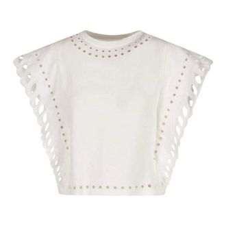 Isabel Marant Odyle T-shirt - Tops - Mujer - Beige - XS
