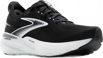 Brooks Womens Glycerin 22 Shoes - Medium In Black/grey/white