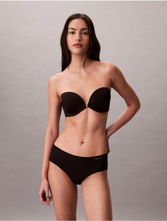 Calvin Klein Womens Perfectly Fit Strapless Bra - Black - XL