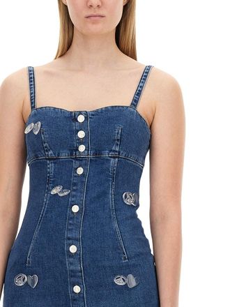 Moschino Denim Cotton Dress - Blue