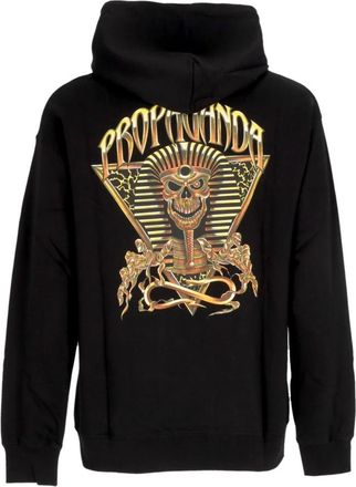 PROPAGANDA Triangle Pharaoh Lichtgewicht Hoodie - Heren - Hoodies - Zwart - XL - Hoodies & sweatvesten