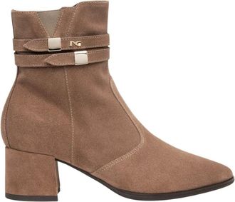 Nero Giardini Stivaletto in camoscio - - Shoes - Donna - Marrone - 38 EU