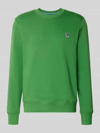Paul Smith Regular Fit Sweatshirt mit Rundhalsausschnitt in Gruen, Gr&ouml;&szlig;e XL