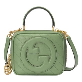Gucci (WMNS) Gucci Blondie Top Handle Bag Green Soil Grass 744434-1IV0G-3509