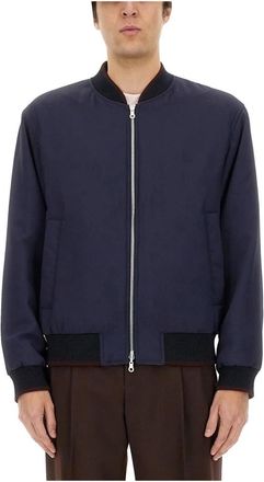 Dries Van Noten Volker Rev Jacket - Heren - Bomber jackets - Blauw - L - Jassen