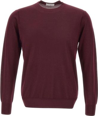 Paolo Pecora 16 Gauge wollen trui - Heren - Ronde hals truien - Rood - S - Wol - Truien & Vesten