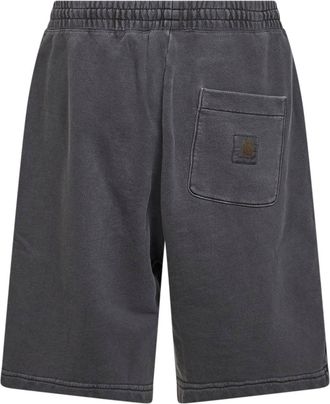 Carhartt Work in Progress Mens Sweat Shorts Black Grey Null