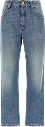Brunello Cucinelli Brunello Cucinelli rechte denim katoenen jeans