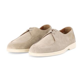 Doucal's Laced Shoes, male, Beige, Size: 10 1/2 US Laced Shoes