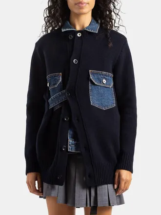 sacai Maglia Donna colore Blue Navy