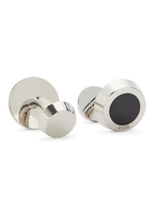 BOSS Boss Simony Enamelled Cufflinks - Black - One Size