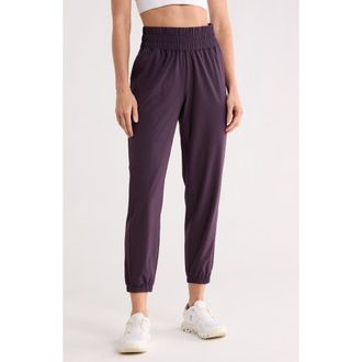 Zella Interval High Waist Track Pants in Purple Nebula at Nordstrom Rack, Size X-Small