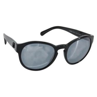 Chanel Pre-owned Accessories, female, Black, Size: ONE SIZE Pre-owned Plastic Sunglasses