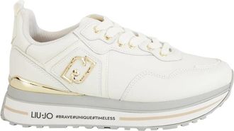 Liu Jo Maxi Wonder 01 - Dames - Sneakers - Wit - 37 EU - Leer - Schoenen