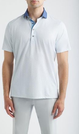 Greyson Deco G Performance Polo in Arctic at Nordstrom, Size Xx-Large