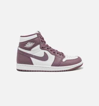 Nike Jordan Mens Air Jordan 1 Retro High Og Sneaker In White Sky J Mauve