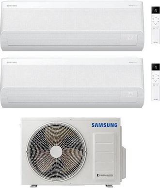 Samsung Aire Acondicionado Dual Split Reversible Samsung Windfree Avant S2 12000+12000 Btu Inverter Wi-fi (aj050txj2kg)