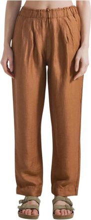 Deha Linen Blend Straight Trousers