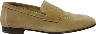 Pollini Mocassins Su&egrave;de - Heren - Loafers - Beige - 40 EU - Su&egrave;de - Schoenen