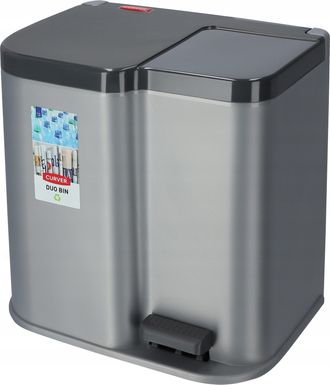 Curver Contenitore Per Raccolta Differenziata Curver Argento/grigio Scuro 30 X 40 X 40,5 Cm