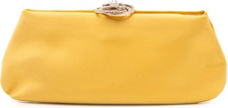 Chanel Satin Clutch met Strass Sluiting