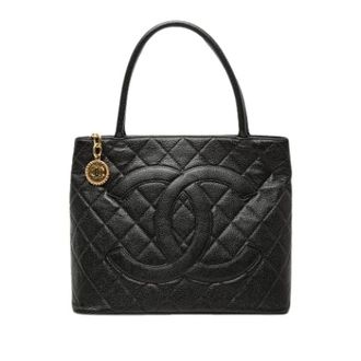 Chanel Pre-owned Medallion Tote Bag - Pre-owned - Mujer - Negro - ONE SIZE