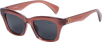 North Beach Front Polarized 70803 Mens Sunglasses Brown Size 51