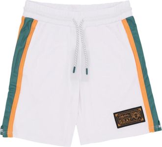 Dolly Noire Mesh Basketbalshorts Wit - Heren - Korte Broeken - Wit - L - Polyester - Korte Broeken
