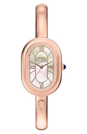 Fossil Sloan Bracelet Watch, 24mm x 36mm in Rose Gold at Nordstrom