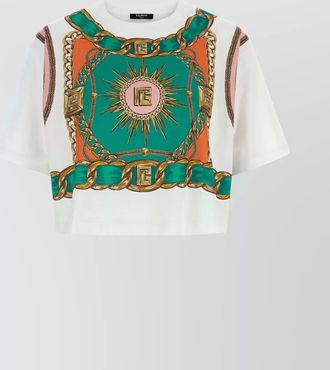 Balmain printed t-shirt