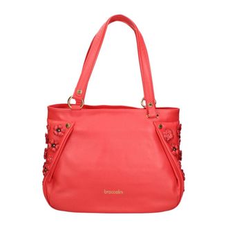Braccialini Amaranta Schoudertas - Dames - Tassen - Rood - Maat: ONE Size Leer