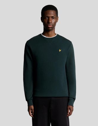 Lyle & Scott Lyle And Scott Mens Cotton Crew Neck Sweatshirt - Green - Size: 42
