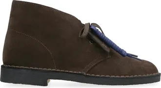 Clarks Klassieke Suede Desert Boots - Heren - Veterlaarzen - Bruin - 44 1/2 EU - Schoenen