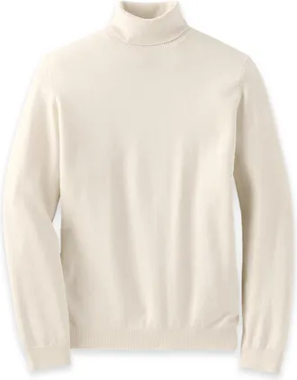 Paul Fredrick Cotton Blend Turtleneck Sweater