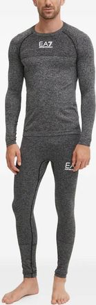 Emporio Armani Basisset met logo - Grijs