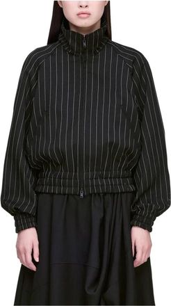 adidas Pinstripe Sport Uniform Blouson - Dames - Ski Jassen - Zwart - S - Polyester - Fitness