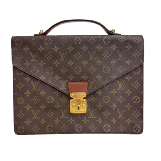 Louis Vuitton Monogram Brown Monogram Briefcase (Pre-Owned)