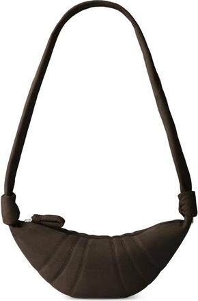 Christophe Lemaire Small Croissant Bag In Alpaca Nubuck