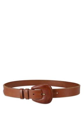 Fortela Calamity Leather Belt in Silver at Nordstrom, Size 80