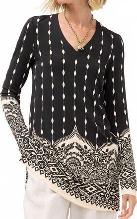 Johnny Was Demi V-Neck Tunic In Lilith