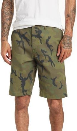 Volcom Monty Stretch Shorts in Greencombo at Nordstrom Rack, Size 28