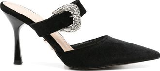 Twentyfourhaitch Nero Muliphein - Dames - Muiltjes - Zwart - 35 EU - Schoenen