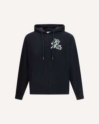Off-white Cotton Hoodie Male XL