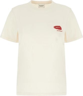 Isabel Marant T-shirt - Dames - T-shirts - Beige - L - Tops