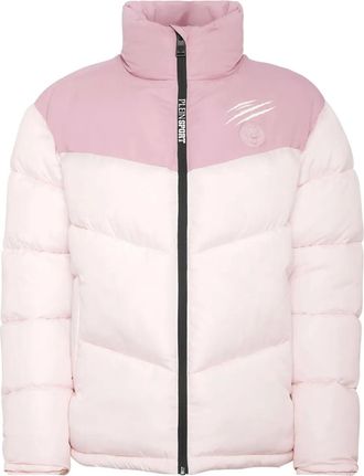 Plein Sport Piumino bicolore - Rosa