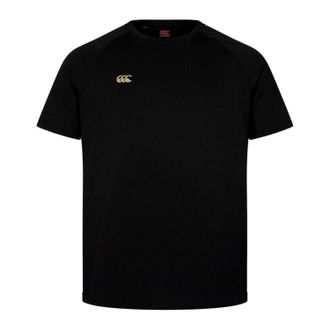 Canterbury Of New Zealand Heren Tempo Logo Regular Raglan T-shirt (Zwart)