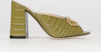 Valentino Garavani Mules VLogo Signature in pelle stampa cocco