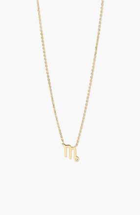 Mejuri Zodiac Sign Necklace in Virgo by MEJURI at Nordstrom